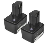 vhbw 2x Batterie compatible avec Gesipa Accubird, Firebird outil électrique, outil de pose pour rivets aveugles (1500 mAh, Li-ion, 14,4 V)