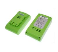 vhbw 2x Batterie compatible avec Greenworks 2200107, 2200207, 2400007, 22-Inch Cordless Hedge Trimmer outil électrique (2000 mAh, Li-ion, 24 V)