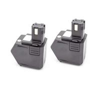 vhbw 2x Batterie compatible avec Hilti SB12, SF120-A outil électrique (1500 mAh, NiMH, 12 V)