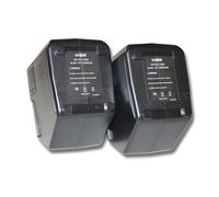 vhbw 2x Batterie compatible avec Hilti SB12, SF120-A outil électrique (3000 mAh, NiMH, 12 V)