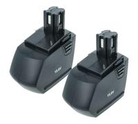 vhbw 2X Batterie Compatible avec Hilti SFL 12/15, SF 151-A, SFH 151-A, SF 150-A Outil électrique (1500 mAh, NiMH, 15,6 V)