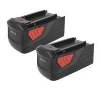 vhbw 2x Batterie compatible avec Hilti TE6-A36 | TE 7A, TE7A, TE 6-A36 AVR, TE 500-A36, CPC 36V outil électrique (5000 mAh, Li-ion, 36 V)
