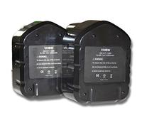vhbw 2X Batterie Compatible avec Hitachi FWH 12DC2 | FDV12DV, FDV 12DV, FDS12DVC, FDS 12DVC, DW 18D, FWH12DC2 outil électrique (3300 mAh, NiMH, 12 V)