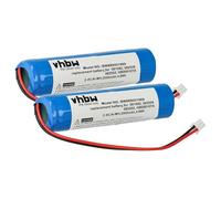 vhbw 2X Batterie Compatible avec Legrand 117319 Security Block | 2 HRMT 23/43 éclairage d'issue de secours (2000mAh, 2,4V, NiMH)