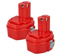 vhbw 2X Batterie Compatible avec Makita 6281DWPE | 6281D, 6280DWAE, 6333DA, 6333D, 6280DWALE, 6333DWA, 6280D outil électrique (3000 mAh, NiMH, 14,4 V)