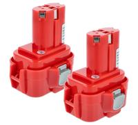 vhbw 2X Batterie Compatible avec Makita 6400D, 6400DW, 6221DW, 6221DWE, 6703D, 6703DW, 6702D, 6702DW, 6704D Outil électrique (3000 mAh, NiMH, 9,6 V)
