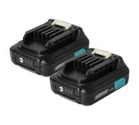 vhbw 2x Batterie compatible avec Makita DF331DY1J, DF331DWYX2, DF331DWYE, DF331DWME, DF331DZ, DF332 outil électrique (1500 mAh, Li-ion, 12 V)