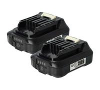 vhbw 2x Batterie compatible avec Makita SH02, SD100DZ, RM02, SH02R1, SD100DY1J, SD100DSAJ, SD100D, SD100 outil électrique (2500 mAh, Li-ion, 12 V)