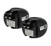 vhbw 2X Batterie Compatible avec Metabo 00064000 | 6.00064.50, 6.00059.51, 6.00063.50, 6.00059.50 outil électrique (2100 mAh, NiMH, 4,8 V)