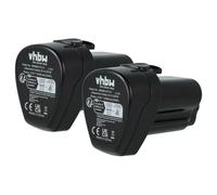 vhbw 2X Batterie Compatible avec Metabo PowerMaxx BS Quick Basic