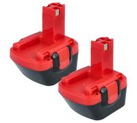 vhbw 2X Batterie Compatible avec Spit HDI 244, HDI 220 Outil électrique (3000 mAh, NiMH, 12 V)