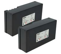 vhbw 2x Batterie compatible avec Stiga Autoclip 291860, 291859, 228s, 291856, 45085, 230S, 291861, 45089, 45086 tondeuse (2300mAh, 25,2V, Li-ion)