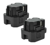 vhbw 2x Batterie compatible avec TJEP GRF 34/90 GAS, GRF 34/105 GAS, HA 35 GAS 2G, GRF 34/90 GAS 2G outil électrique (1500 mAh, NiMH, 6 V)