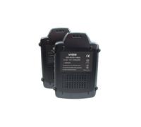 vhbw 2x Batterie compatible avec Worx Landroid M WR143E, S300 WR130E, M WR153E, S WR130E outil électrique (2000 mAh, Li-ion, 18 V)