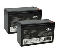 vhbw 2x Batterie remplacement pour APC RBC17 pour ASI (7,2Ah, 12V, AGM)