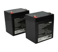 vhbw 2x Batterie remplacement pour APC RBC20 pour ASI (4500mAh, 12V, AGM)