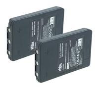 vhbw 2x Batterie remplacement pour Autec R0BATT00E11A0 pour opérateur télécommande industrielle (500mAh, 3,6V, NiMH)