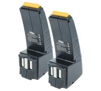 vhbw 2x Batterie remplacement pour Festo Festool 491150, 490889, 490592, 490359, BP12C, BPH12C, 490360 pour outil électrique (2100 mAh, NiMH, 12 V)