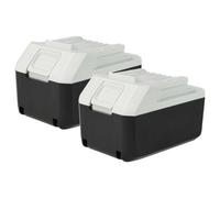 vhbw 2x Batterie remplacement pour Makita 195608-4, 198186-3, 196367-3, BL1815G, BL1813G, BL1820G pour outil électrique (3000 mAh, Li-ion, 18 V)