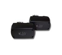 vhbw 2x Batterie remplacement pour Metabo 6.25475, 6.25476, 6.25482, 6.25481, 6.25482.00 pour outil électrique (2100 mAh, NiMH, 14,4 V)