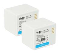 vhbw 2x Batterie remplacement pour Netgear / Arlo 308-10047-01, A-1 pour caméra de surveillance, caméra bouton camouflée (2200mAh, 7,2V, Li-ion)