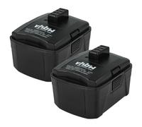 vhbw 2X Batterie Remplacement pour Ryobi BPL-1220 | 130503001, CB120L, 130503005 pour outil électrique (3000 mAh, Li-ion, 12 V)