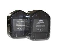 vhbw 2x Batteries compatible avec Hitachi WH 12DM2, WH12DM2K, WH 12DM2K, WH12DMR, WH 12DMR outil électrique (3300 mAh, NiMH, 12 V)