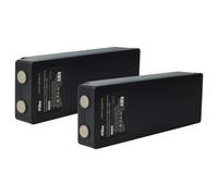 vhbw 2x Batteries compatible avec Scanreco Mini, Maxi, Marrel 500, HMF, Palfinger opérateur télécommande industrielle (2500mAh, 7,2V, NiMH)