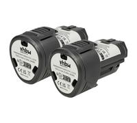 vhbw 2X Batteries Remplacement pour AEG L1215, L1215P, L1215R, L1220, L1230 pour Outil électrique (2000 mAh, Li-ION, 12 V)