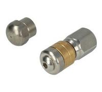 vhbw 2x buses nettoyeur tuyaux pour jet haute pression - filetage 1/8, Rotatif + fixe G
