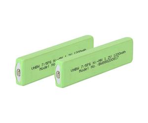 vhbw 2x Cellules de batterie remplacement pour Kenwood NB-6, NB-14 pour lecteur portable de DVD (1100mAh, 1,2V, NiMH)