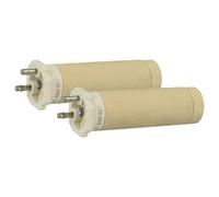 vhbw 2x Élément chauffant compatible avec Leister Triac S Eco pistolet soudeur à air chaud - Noyau en céramique, 3,1 x 10,2 cm