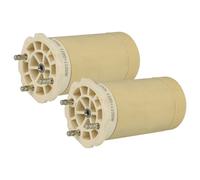 vhbw 2x Élément chauffant compatible avec Leister WELDPLAST S4, S2 TPO, S2 PVC, S2 pistolet soudeur à air chaud - 2200 W, céramique, 4,45 x 8,6 cm