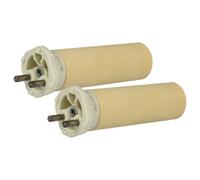 vhbw 2x Élément chauffant remplacement pour Leister 107.61 pour pistolet soudeur à air chaud - 2000 W, céramique, 2,6 x 3 cm