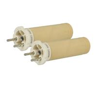vhbw 2x Élément chauffant remplacement pour Leister 142.717 pour pistolet soudeur à air chaud - 1550 W, céramique, 2,6 x 9,1 cm