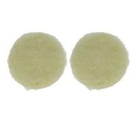 vhbw 2x Eponge de polissage compatible avec Mirka Deros 650CV ponceuses excentriques et à vibration - 12,5 cm diam. de travail, beige G