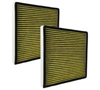 vhbw 2x filtre 4 en 1 compatible avec Boneco AH300 | H300, H400 purificateur d'air - Avec charbon actif, filtre à particules et biofonctionnel