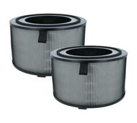 vhbw 2x Filtre à air compatible avec Philips 3200 Series AC3221 purificateur - multicouches préfiltre + HEPA + charbon actif