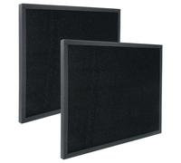 vhbw 2x Filtre à air remplacement pour De Longhi 5513710001 pour purificateur - multicouches EPA + charbon actif