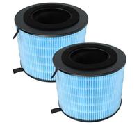 vhbw 2x Filtre à air remplacement pour Philips FYM220/30 pour purificateur | multicouches charbon actif + mousse