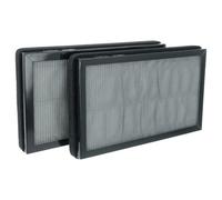 vhbw 2x Filtre à charbon actif compatible avec Kärcher AF 20 purificateur d'air - Filtre à air H13 noir