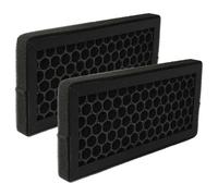 vhbw 2x Filtre à charbon actif compatible avec Klarstein Tramontana purificateur d'air - Filtre à air noir / gris anthracite