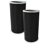vhbw 2x Filtre à charbon actif compatible avec Xiaomi Mi Air Purifier 2, 3, 2H, 2C, 3C, 2S, 3H purificateur d'air - Filtre à air gris / noir
