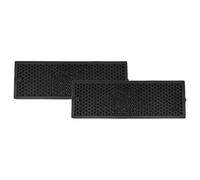 vhbw 2x Filtre à charbon actif remplacement pour Braun BRFV1E | pour purificateur d'air - Filtre à air noir