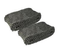 vhbw 2x Filtre compatible avec Philips HU4811, HU4811/10, HU4803, HU4803/01, HU4801, HU4801/01 humidificateur, purificateur d'air, filtre en toison, gris Gris G