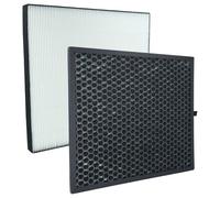 vhbw 2x Filtre compatible avec Sharp KC-F30EV, KC-F30R, KC-F30L, KC-F30TA purificateur d'air - filtre HEPA, filtre à charbon actif
