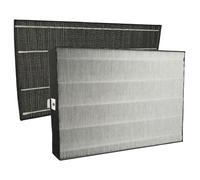 vhbw 2x Filtre remplacement pour Sharp FZ-A61DFR, FZ-A61HFR pour purificateur d'air - filtre à charbon actif, filtre HEPA