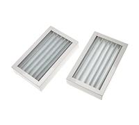 vhbw 2x Filtres remplacement pour Paul 524000010 pour appareil de ventilation - Set de filtres à air G4, 25 x 15 x 9 cm blanc