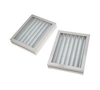 vhbw 2x Filtres remplacement pour Paul 524000040 pour appareil de ventilation - Set de filtres à air G4, 25 x 20 x 4,5 cm blanc