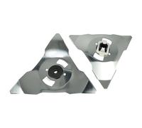 vhbw 2x Lames compatible avec Cub Cadet XR3 3000 (2018-2020), XR 2 tondeuse - Lames de rechange, argenté, acier inoxydable